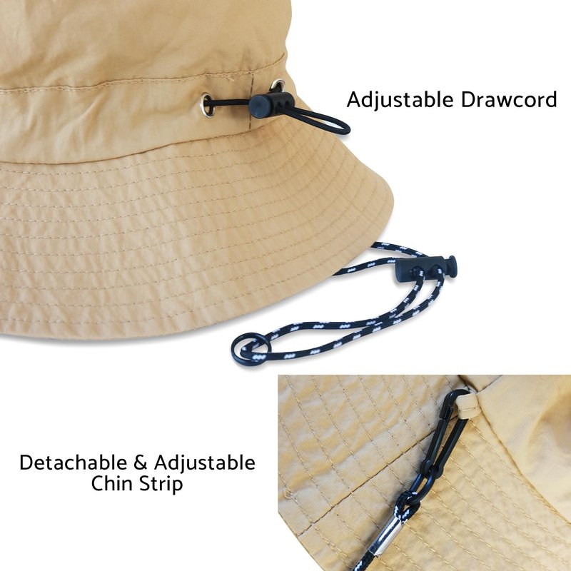 PFFY Packable Sun Bucket Hat for Women Outdoor UV Protection Sun Hats Waterproof Lightweight Hiking Outdoor Cap Blue