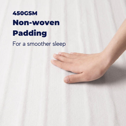 Dreamaker Dual Control Washable Fitted Electric Blanket 3 Heat Setting Safety Overheat Protection Machine Washable Underblanket White Queen