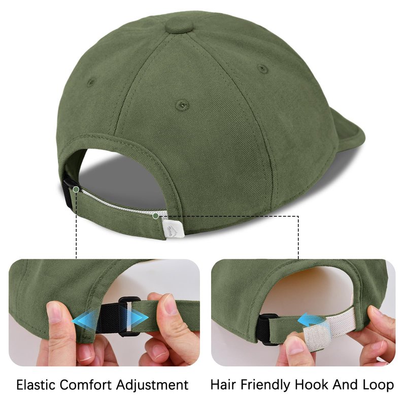 ZOORON Baseball Cap Golf Dad Hat Soft Brim Original Classic Low Profile Cotton Hat Plain Cap Men Women