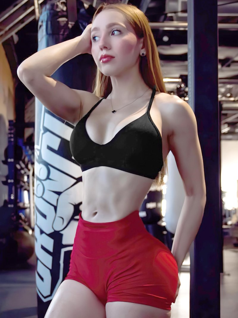 YEOREO CoreFlex Sports Bras for Women Strappy Padded Halter Open Back Light Impact Deep V Neck Yoga Workout Gym Tops Black M