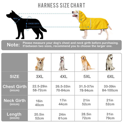 Petco Waterproof Dog Coat with Hood - Breathable, Adjustable, Yellow, 5XL