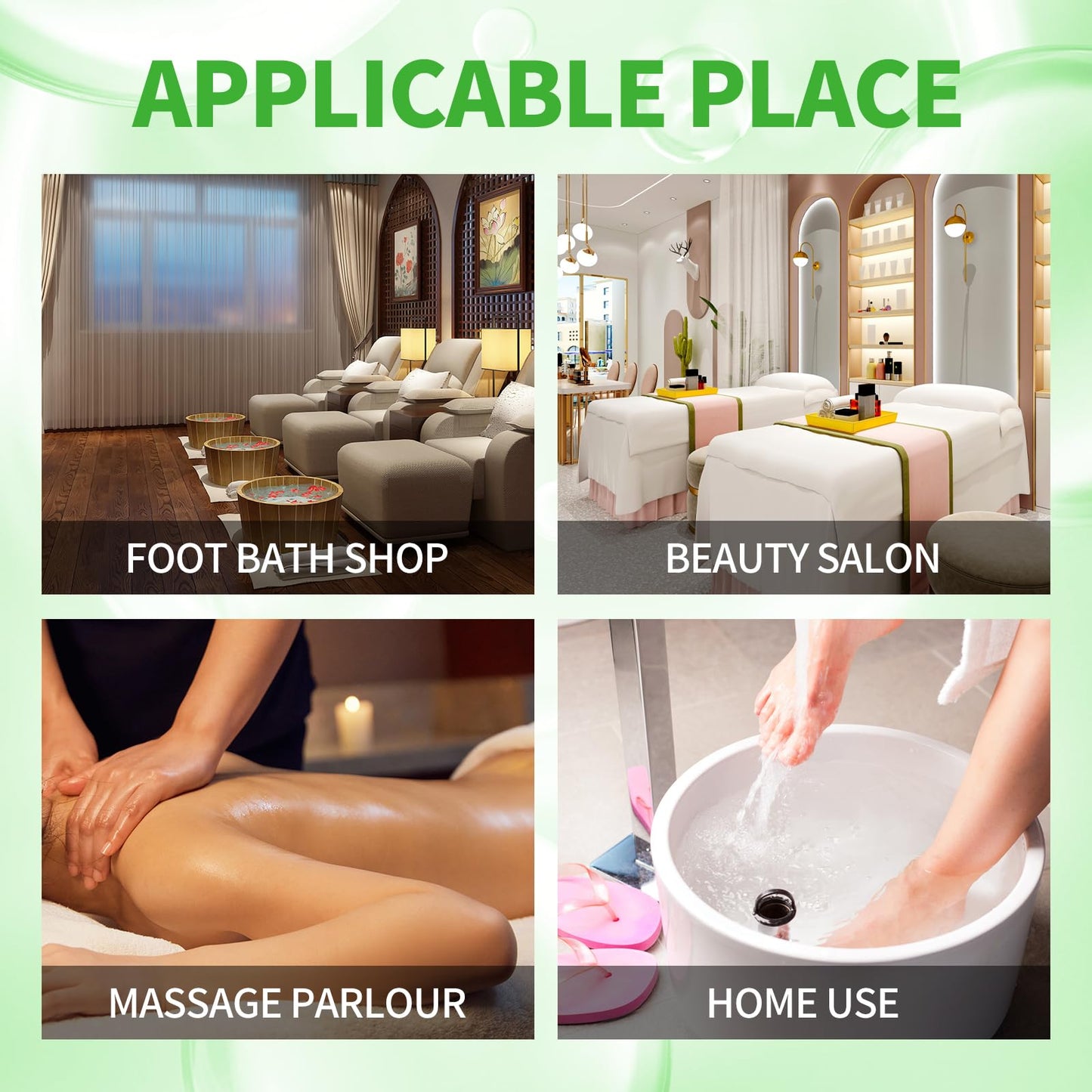 Pedicure Kit Foot Soak Set: Bubble Salt, Sugar Scrub, Massage Mask, Massage Lotion in a Box, 4 Step Foot Spa Kit for Dry Feet,Tired Feet（3 Set Tropical Fruit)