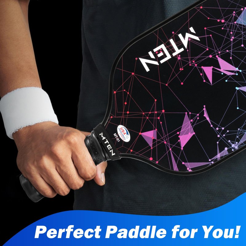 MTEN Pickleball Paddle, USAPA Approved with Protective Cover