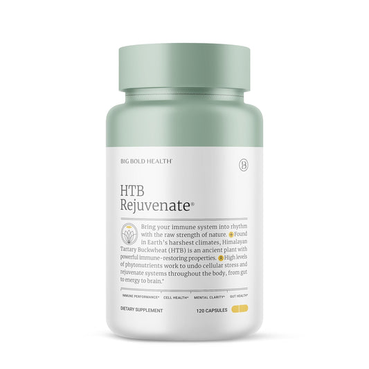2 Month Supply - Big Bold Health HTB Rejuvenate - Immune Health Support Supplement - Himalayan Tartary Buckwheat Supplement for Immune Rejuvenation and Immune Support (120 Capsules)