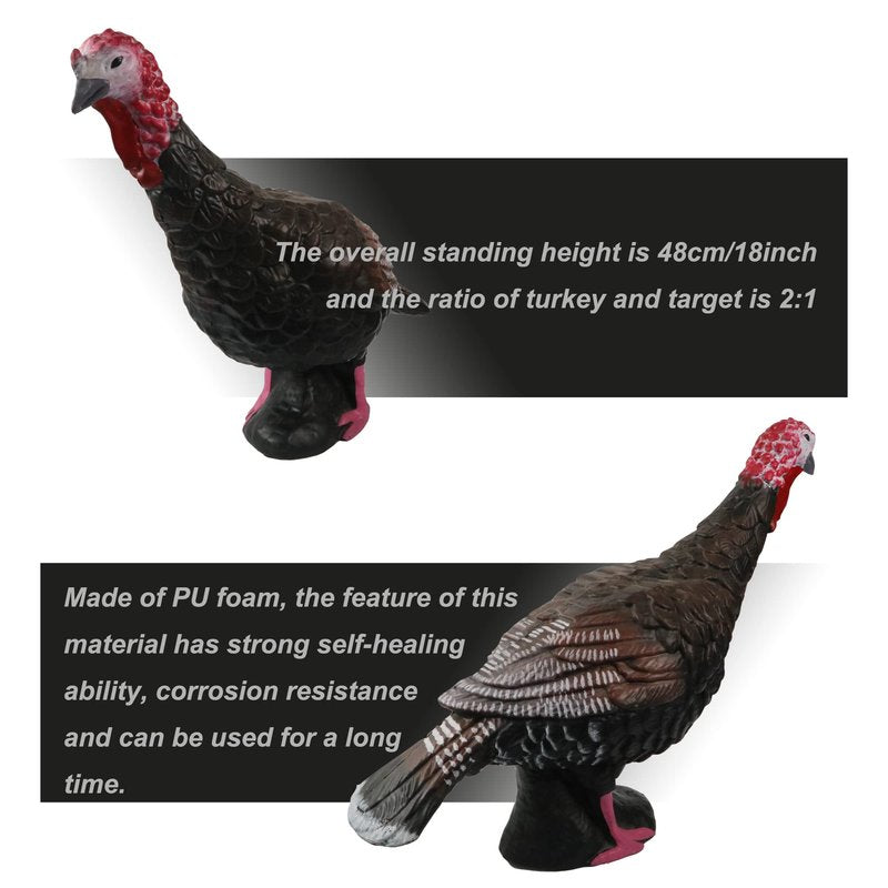 3D Turkey Archery Targets Animal Shooter for Practice Target Shooting