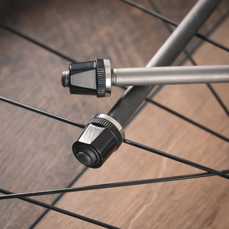 CyclingDeal Road Mountain Bike Bicycle Wheel Hub Quick Release Skewers Axles Set 9mm 10mm - Front 9mm x 135mm; Rear 10mm x 170mm