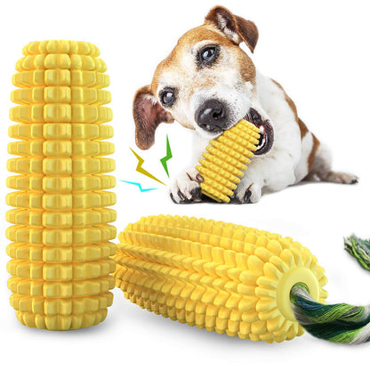 Carllg Dog Chew Toys for Aggressive Chewers, Indestructible Tough Durable Squeaky Interactive Dog Toys, Puppy Teeth Chew Corn Stick Toy for Small Medium Large Breed