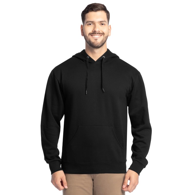Fruit of the Loom mens Eversoft Fleece Sweatshirts & Hoodies Shirt, Pullover - Black, Large US