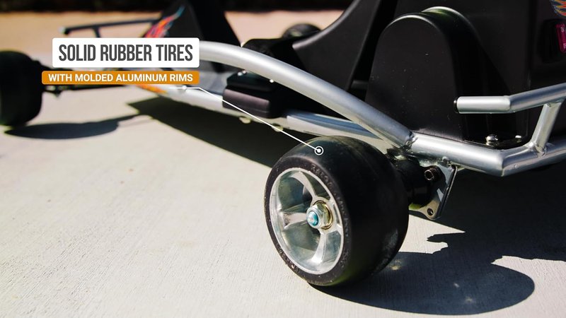 Electric Go-Kart for Ages 8+ | Razor Ground Force One - 12 MPH, 40 Min Runtime, Variable Speed Throttle