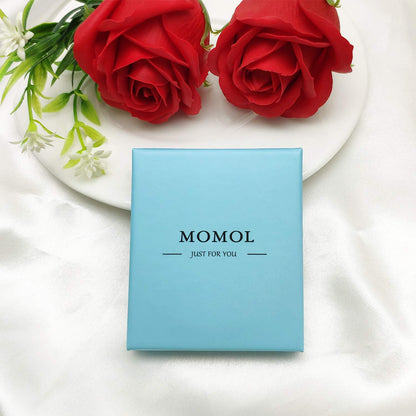MOMOL 18K Gold Plated Stainless Steel Layered Heart Initial Necklace Personalized Tiny Letter A Choker Necklace Monogram Name Necklace for Women
