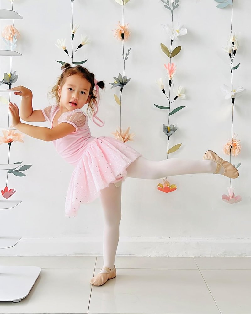 Ballet Shoes for Girls - Soft Leather Toddler & Kids Dance Slippers | Comfortable Fit & Stylish Design
