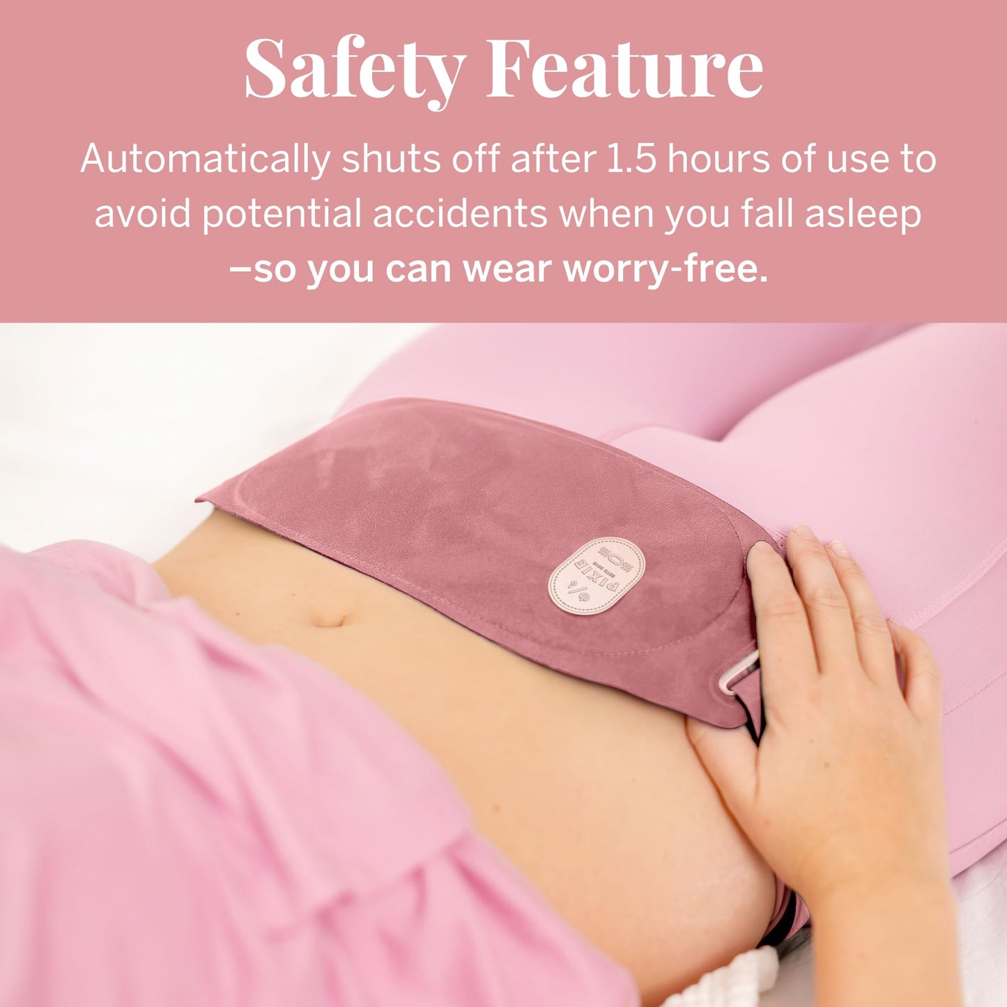 Pixie Period Heating Pad for Cramps - Thinnest Wearable Heating Pad - Unnoticeable Under Clothes - Best Portable Pain Relief Belt Device with Heat On The Market - Hours of Menstrual Pain Relief