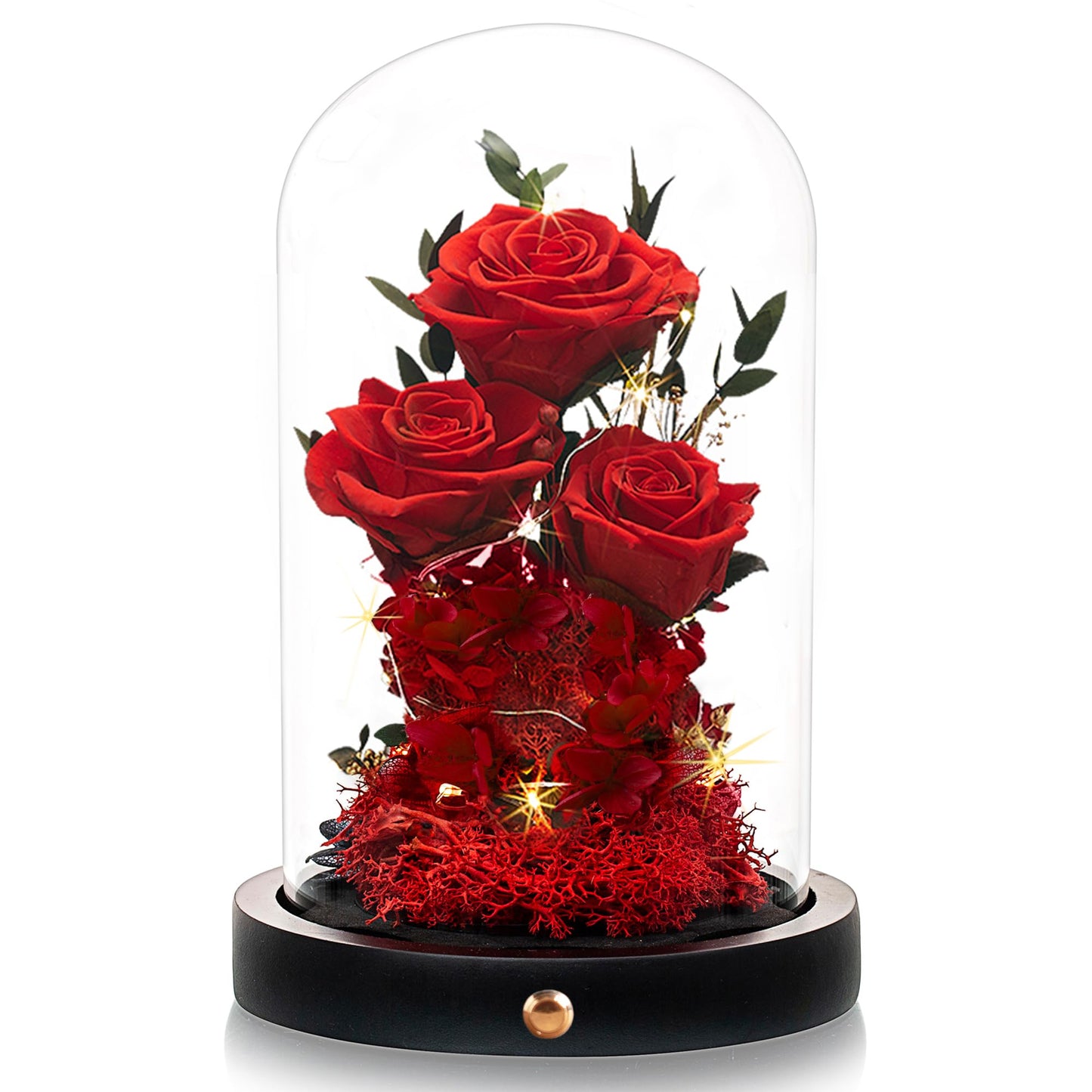Valentines Day Flowers Roses Gifts for Her,Forever Real Preserved Roses in Glass Dome,Valentines Day Anniversary Birthday Gifts for Wife Girlfriend Women Mom Best Friend Her/Purple Rose