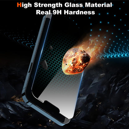 [2 Pack] Privacy Screen Protector for iPhone 11/XR, YMHML Tempered Glass Anti-Spy Bubble Free Case Friendly Easy Installation Film for iPhone 11/XR 6.1 Inch