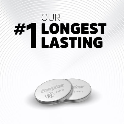 Energizer 2032 Batteries (2 Pack), 3V Lithium Coin Batteries with 3-in-1 Child Shield