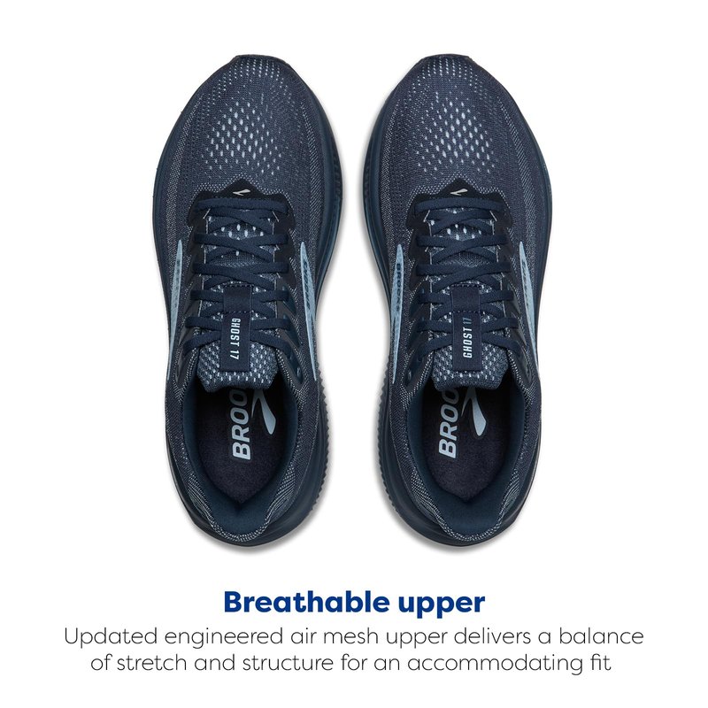 Brooks Women’s Ghost 17 Neutral Running Shoe - Spellbound/Skyway - 12 Medium