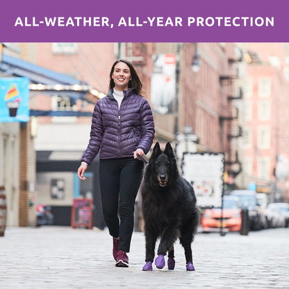 Large Pawz Durable All Weather Dog Boots (12 boots)