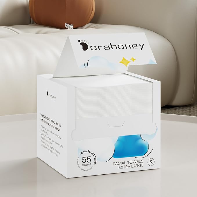 Disposable Face Towels, Ultra Soft Facial Towels