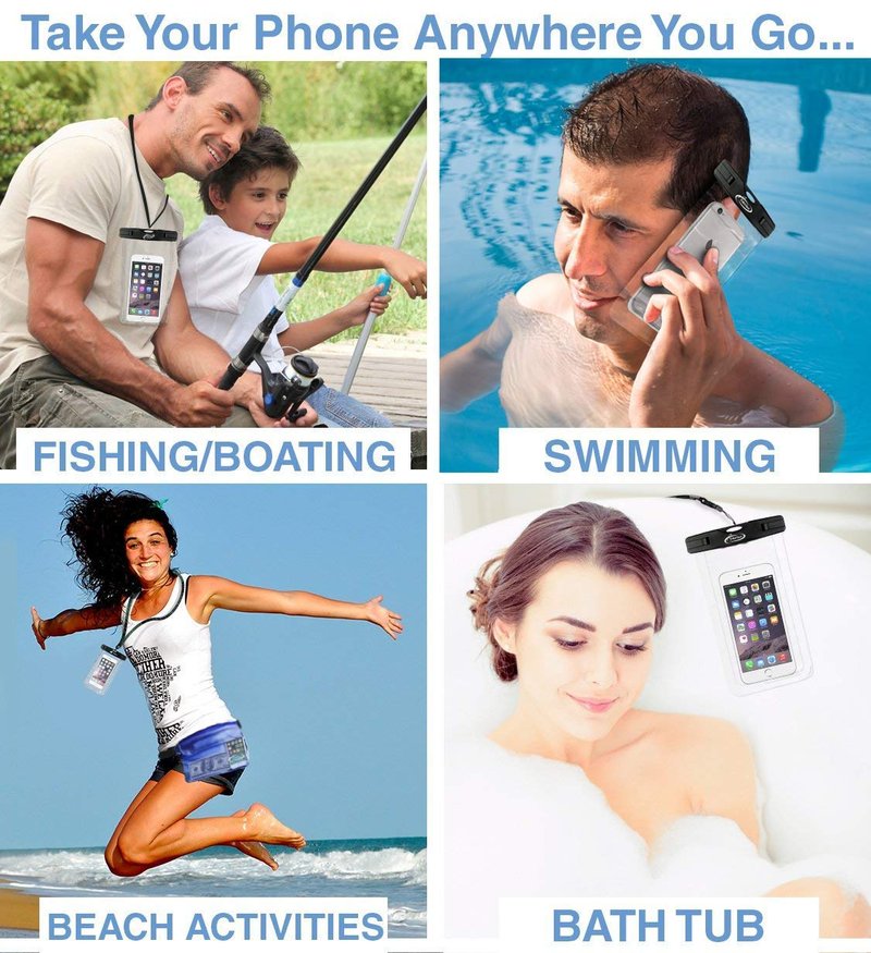 AiRunTech Waterproof Dry Bag and Waterproof Cell Phone Bag for Outdoor Water Sports, Boating, Hiking,Kayaking,Fishing