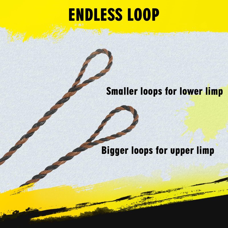 LWANO D97 Flemish Twist Bow String, 54-70in, 16 Strands