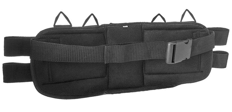 Maddog 4+1 Entry Level Paintball Harness Pod Pack Belt with HPA CO2 Tank Holder Pouch | Includes (4) Paintball Pods