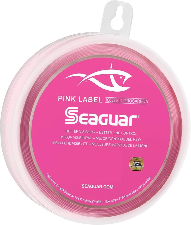 Seaguar Pink Label Fluorocarbon Saltwater Fishing Leader Line - Multiple Sizes Available