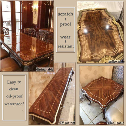 CiCiwind Contact Paper Clear Glossy Self Adhesive Film Covering Removable Protective Film Contact Paper Shelf Drawer Liner Transfer Tape Roll 17.7" x 9.8'