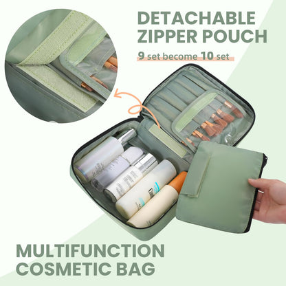 BAGAIL 8 Set/9 Set Packing Cubes Luggage Packing Organizer for Travel, Suitcase Packing Bags for Travel Accessories(Matcha Green, 9 Set)