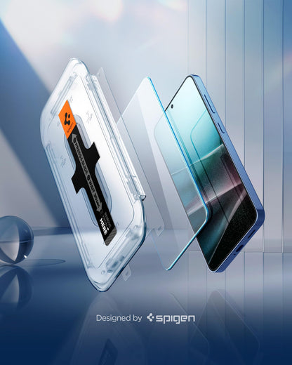 Spigen Tempered Glass Screen Protector [GlasTR EZ Fit] designed for Galaxy S25 Plus | Galaxy S24 Plus [Case Friendly] - 2 Pack