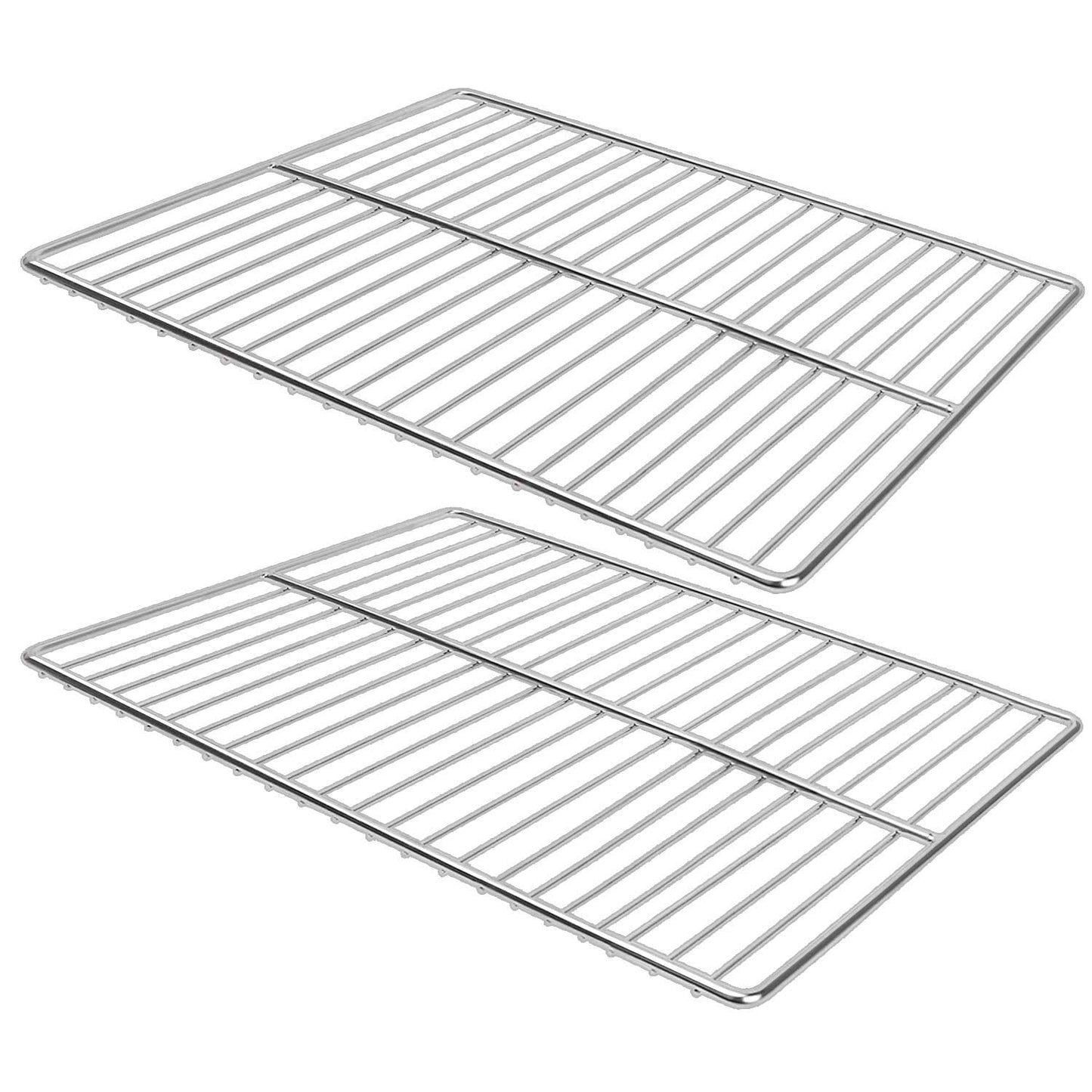LANEJOY BBQ Grill Grates Replacement, Stainless Steel Barbecue Wire Mesh, Multifunction Cooking Grate for Outdoor Grill 2 Pack （15 3/4''*11 13/16''）