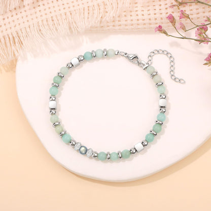 JoycuFF Best Friend Birthday Gifts for Women, Valentines Mothers Day Ideas Gifts for Best Friend Bestie Friendship Bracelet, Christmas Unique Present Amazonite Moonstone Bracelets