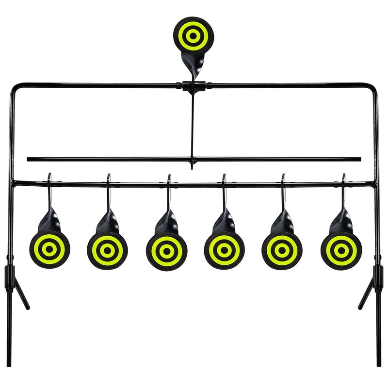 KNINE OUTDOORS 6 Targets Air Gun Pellet BB Gun Resetting Target, Rated for .22 .177 Caliber