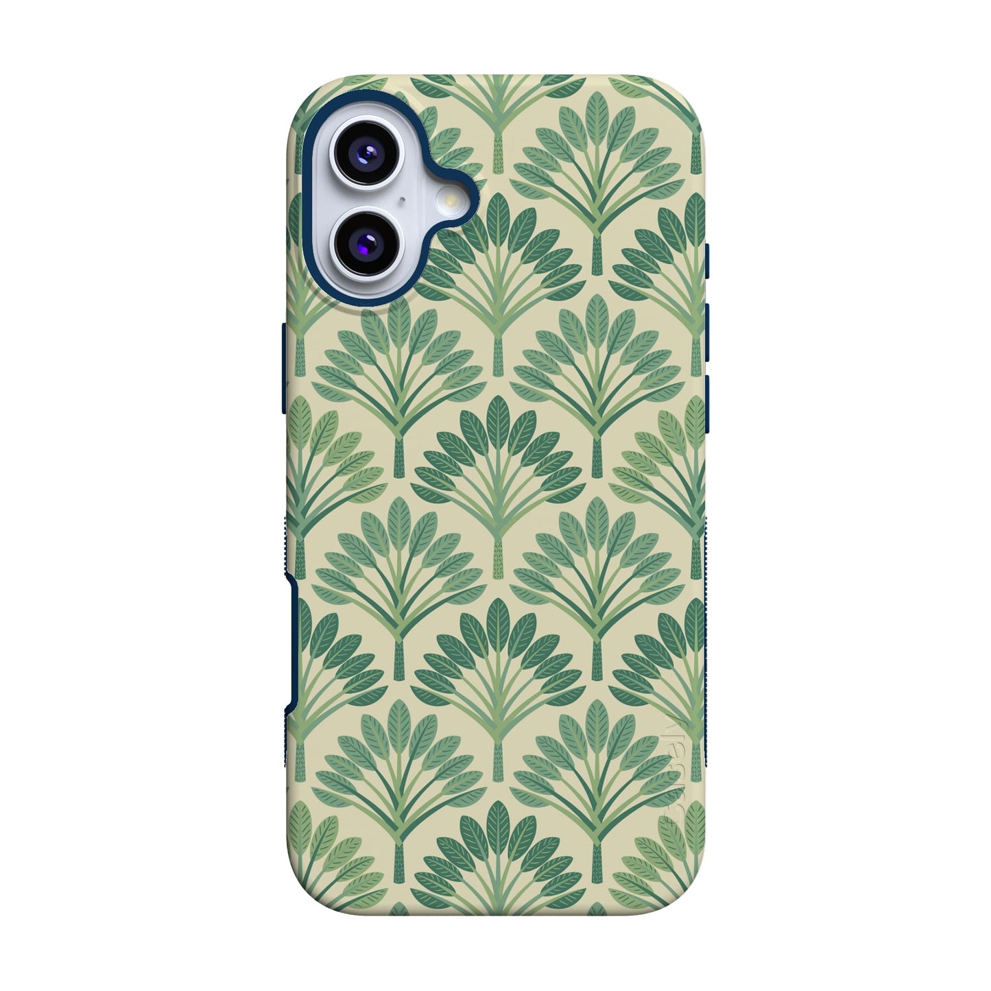 Casely iPhone 16 Case | Nantucket Cottage | Blue Hydrangea | Compatible with MagSafe | Bold Protective Design