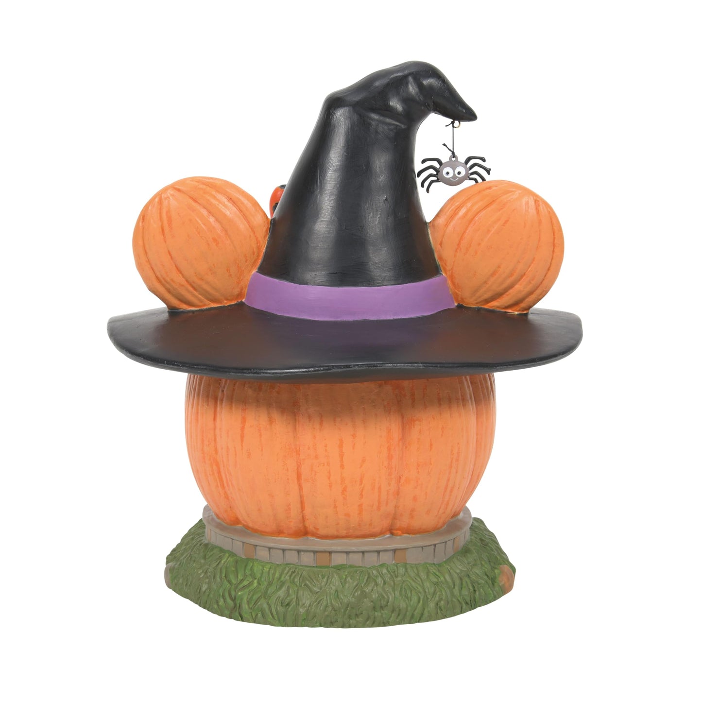 Department 56 Disney Village Halloween Minnie Mouse Pumpkintown House Lit Building, 7.76 Inch, Multicolor