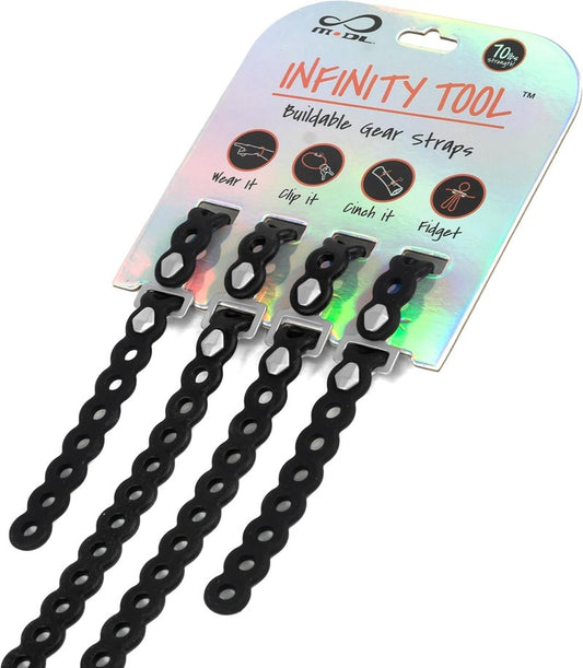 MODL Infinity Tool™ 2.0 Modular Straps - Versatile Multi-Tool Gear Strap for Outdoor Adventure | 4-Pack