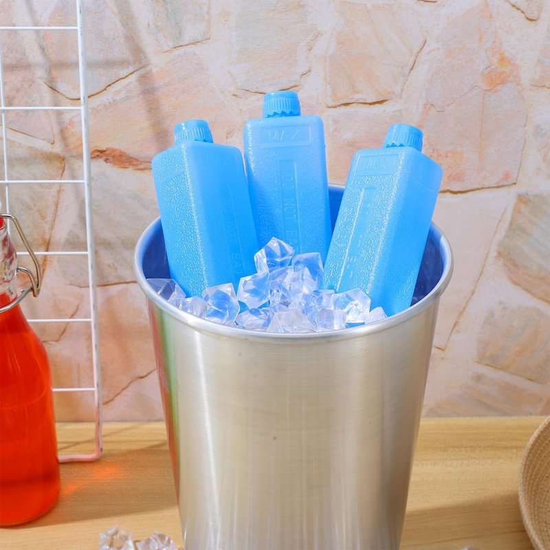 Reusable Ice Packs for Air Cooler Fan | Leak-Proof Ice Crystal Boxes - 4 Pcs for Lunch Boxes, Coolers & Breastmilk Storage