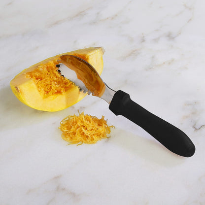 Messermeister Pro-Torch Plus Culinary Scoop & Scraper - Multi-Purpose Tool to Remove Seeds, Pulp & More - AISI420 Stainless Steel & Oversized Handle