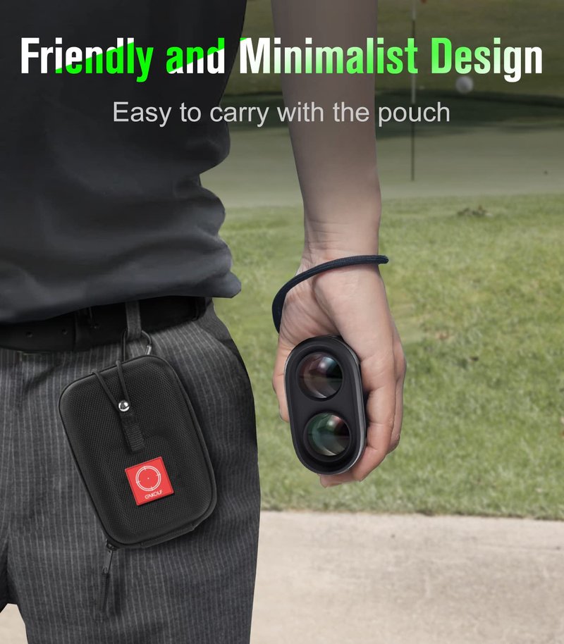 GAKOLF Golf Rangefinder with Slope Switch and Fast Acquisition︱650 Yard Range Finder Golfing with Flag Lock Vibration and Magnetic for Golfers