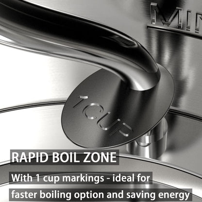 Anfilank Electric Gooseneck Kettle, 1L 1500WFast Boil, 100% Stainless Steel BPA Free Pour-Over Coffee & Tea Kettle,Water Boiler with Auto Shut & Boil-Dry Protectio,Green