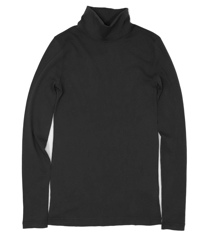 J.Crew Women's Long Sleeve Tissue Turtleneck Tee (M, Black Style #: K4227)