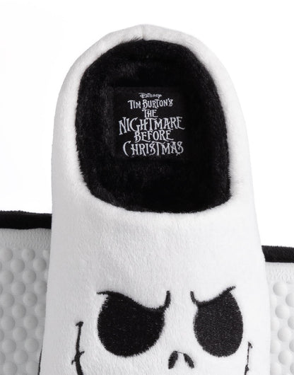 Disney The Nightmare Before Christmas Womens Slippers | Ladies Jack Skellington Halloween Footwear | Xmas Holiday Loungewear