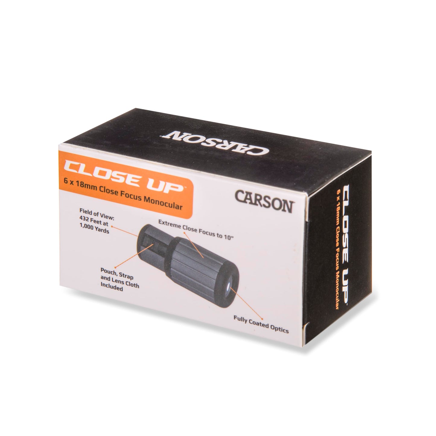 Carson CloseUp 6x18mm Close-Focus Monocular (CF-618)