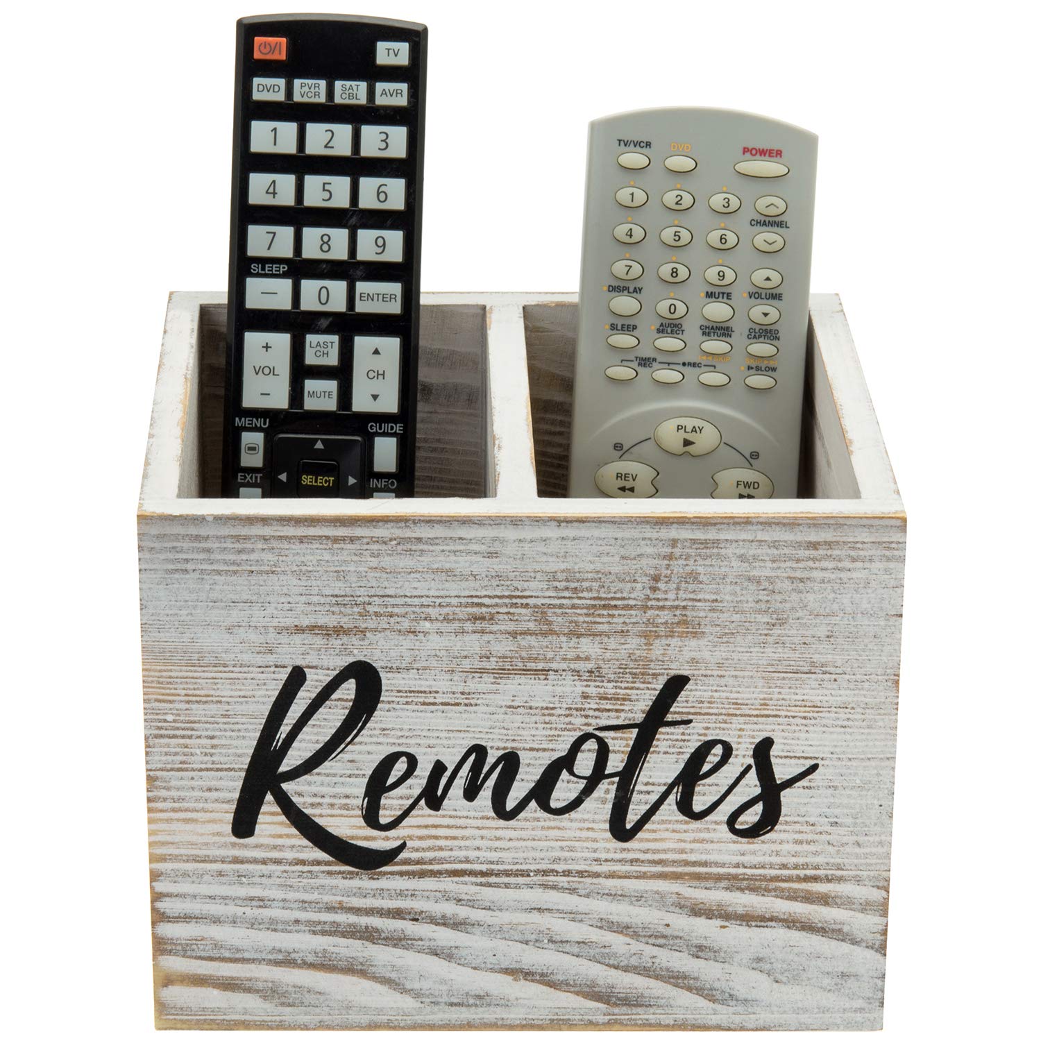 MyGift Remote Control Holder,TV Remote Holder,Wood Remote Caddy for Ta ...