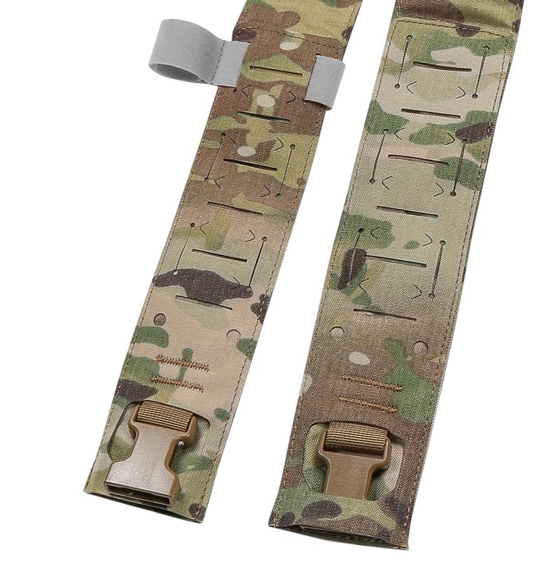 ACETAC Multi-Mission Laser-Cut Shoulder Strap Waist Strap H-Harness for Chest Rig Compatible w/Spiritus Systems Micro MK4/MK5 Haley Strategic D3CR Placard (Splatter)