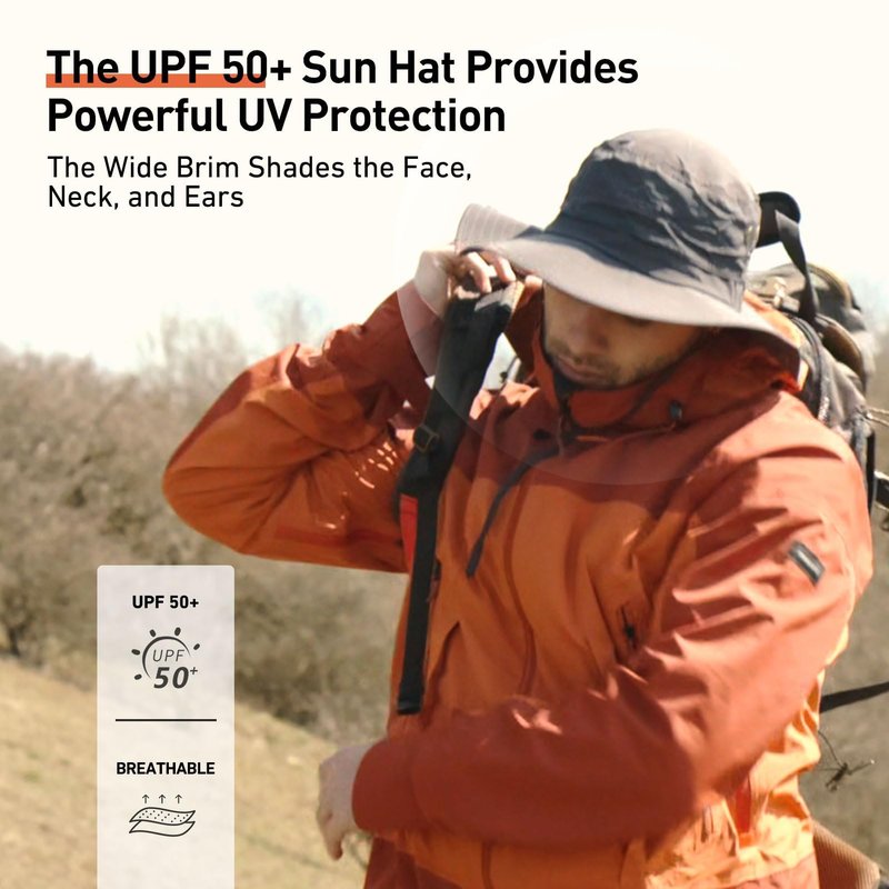 Comhats UPF 50 Sun Hats for Men Wide Brim Summer Safari Fishing Hiking Boonie Waterproof Camo Army Green X-Large XX-Large XL XXL Oversized