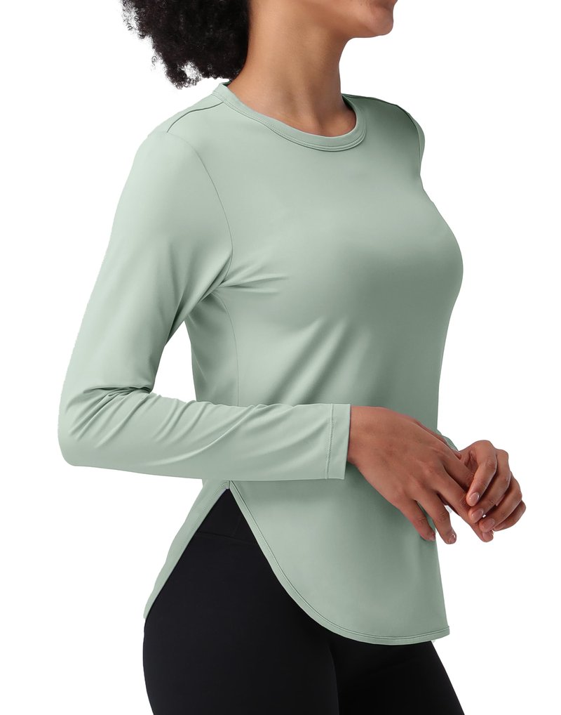 Pioneer Camp Women's Sun Shirts Long Sleeve SPF UPF 50+ UV Protection Tops Lightweight Quick Dry for Hiking Running Workout Sage Green
