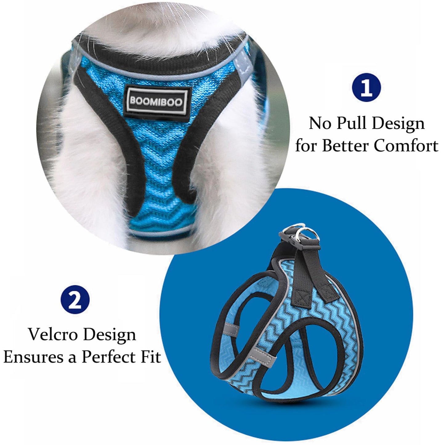 Dog Harness with Leash Set, No Pull Adjustable Reflective Step-in Puppy Pet Vest Harnesses for Small Medium Large Dogs and Cats,Green XS