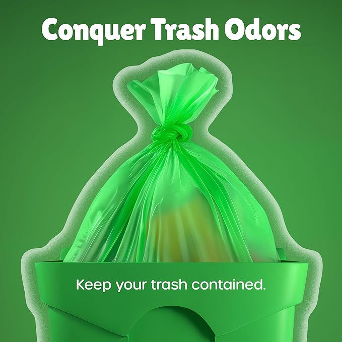FORID 8 Gallon Trash Bags Multi Colored