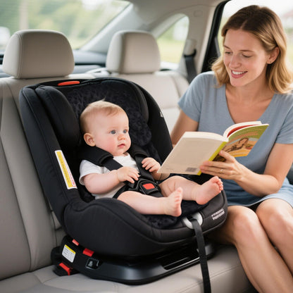 KAKIBLIN Infant Car Seat Insert,Baby Carseat Head & Body Support for Newborn, 2-in-1 Reversible Car Seat Cushion, Soft Stroller Cushion Insert for Bouncer, Strollers, Swing