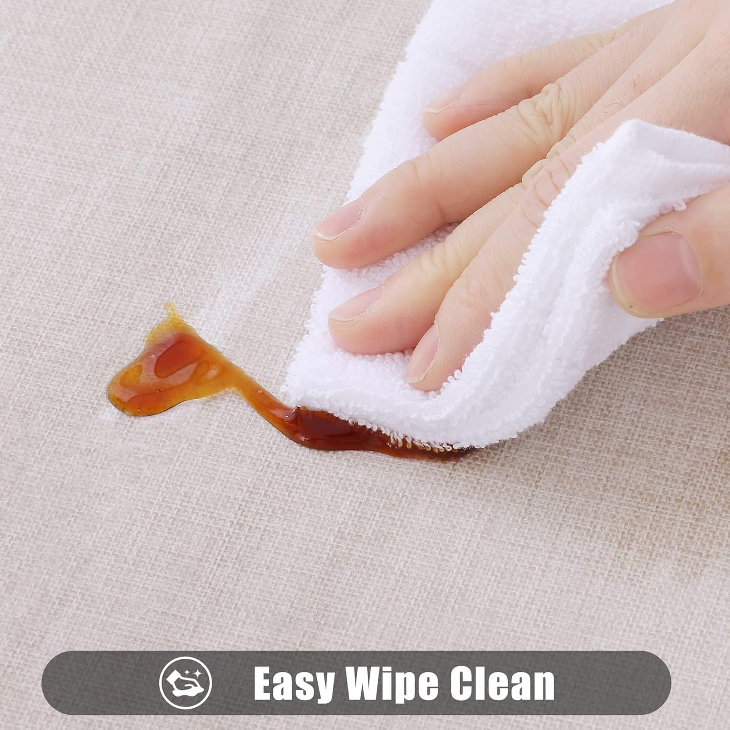 DASIAUTOEM Transparent Tablecloth, Transparent Table Film, Transparent 150 cm Wide, Sold by The Metre, 0.13 mm Thick, Waterproof, Washable PVC Film, Greaseproof Table Protector (150 x 250 cm)